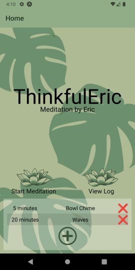 ThinkfulEric home screen