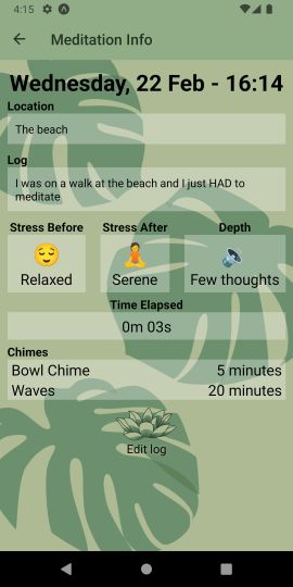 ThinkfulEric meditation log